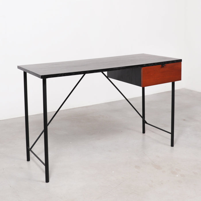Zwart Bureau met lade Philip Zwart/Walnoot