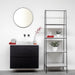 zwart meubel ann kast wit marmer George lavabo