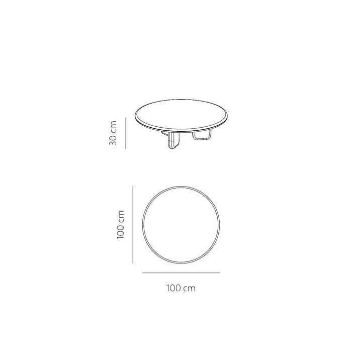Couchtisch Ido MicroSkin 100 cm