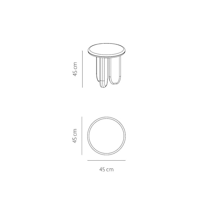 Table d’appoint Ido MicroSkin 45 cm