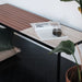 Bank met marmer en teak hout Greg
