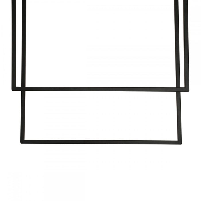 Minimalistische Handdoekrek Athens met een Zwart Frame 