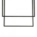 Minimalistische Handdoekrek Athens met een Zwart Frame 