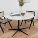 Ronde eettafel Fineer Marmer dia125cm