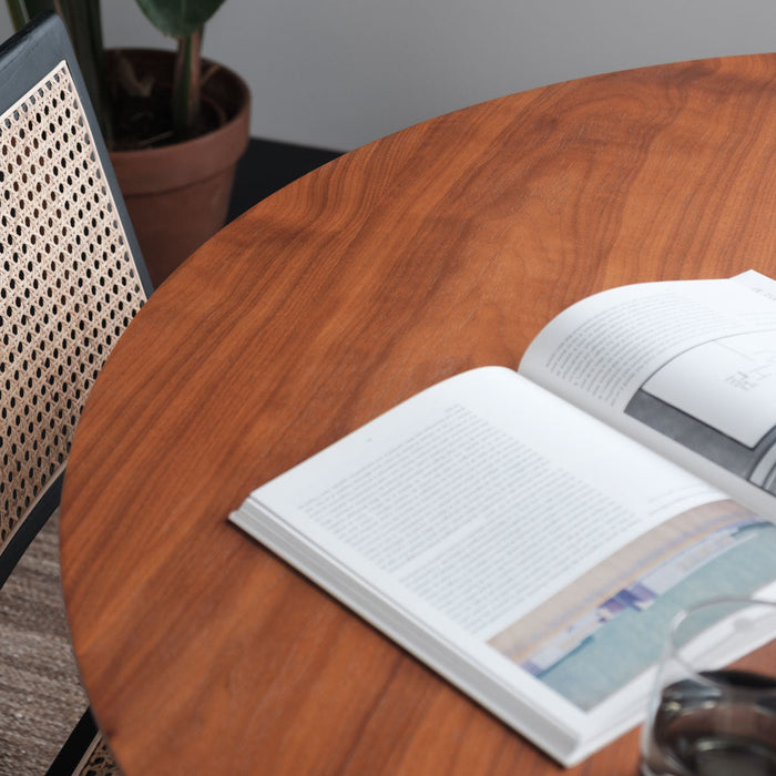Eettafel Furnified walnoot rond