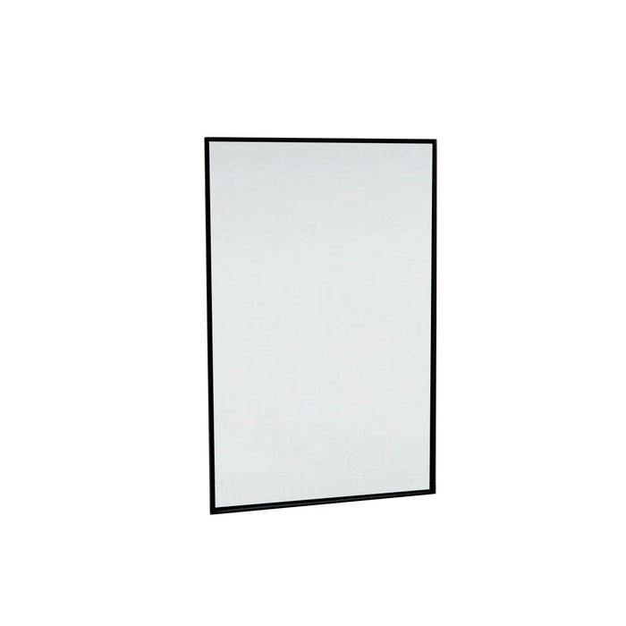 Valensole matte black mirror 45x70 cm