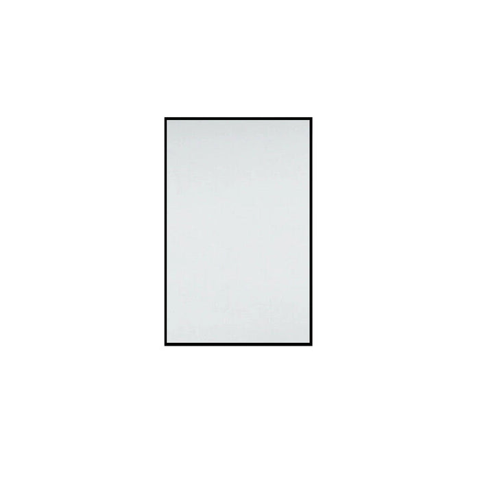 Valensole matte black mirror 45x70 cm